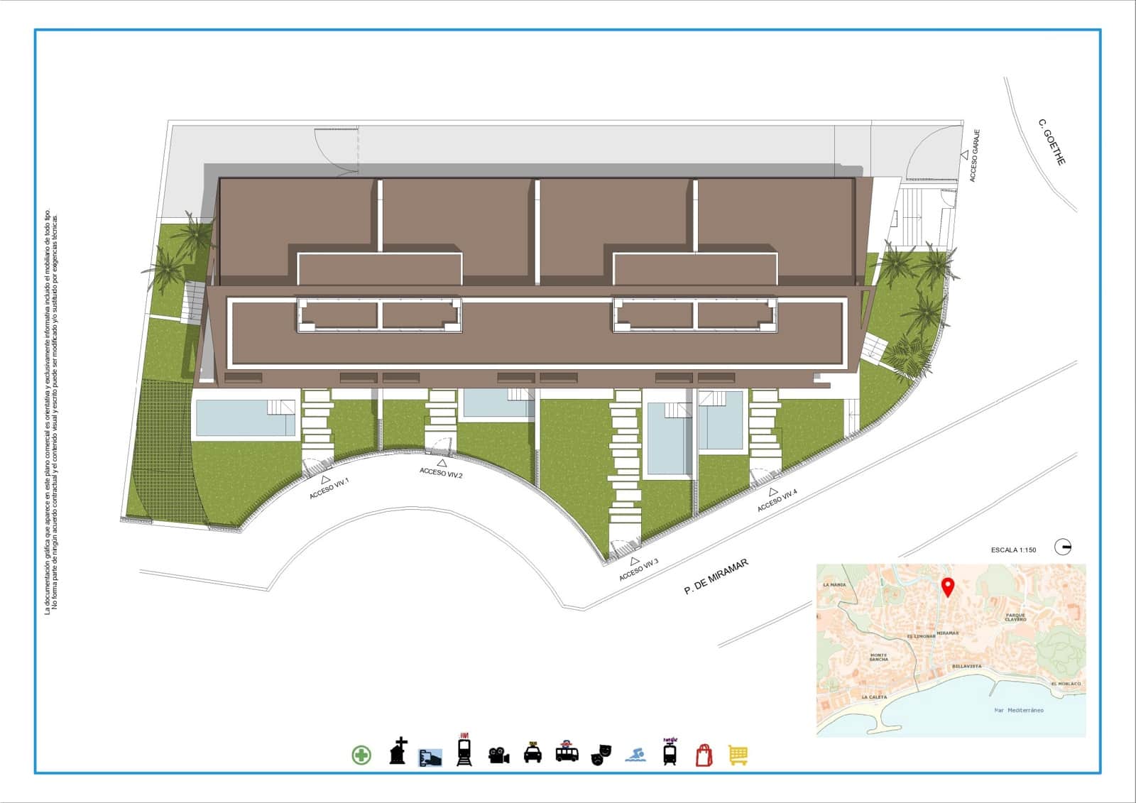 3 soveværelse Byhus til salg i Malaga by med swimmingpool - € 1.750.000 (Ref: 8161392)