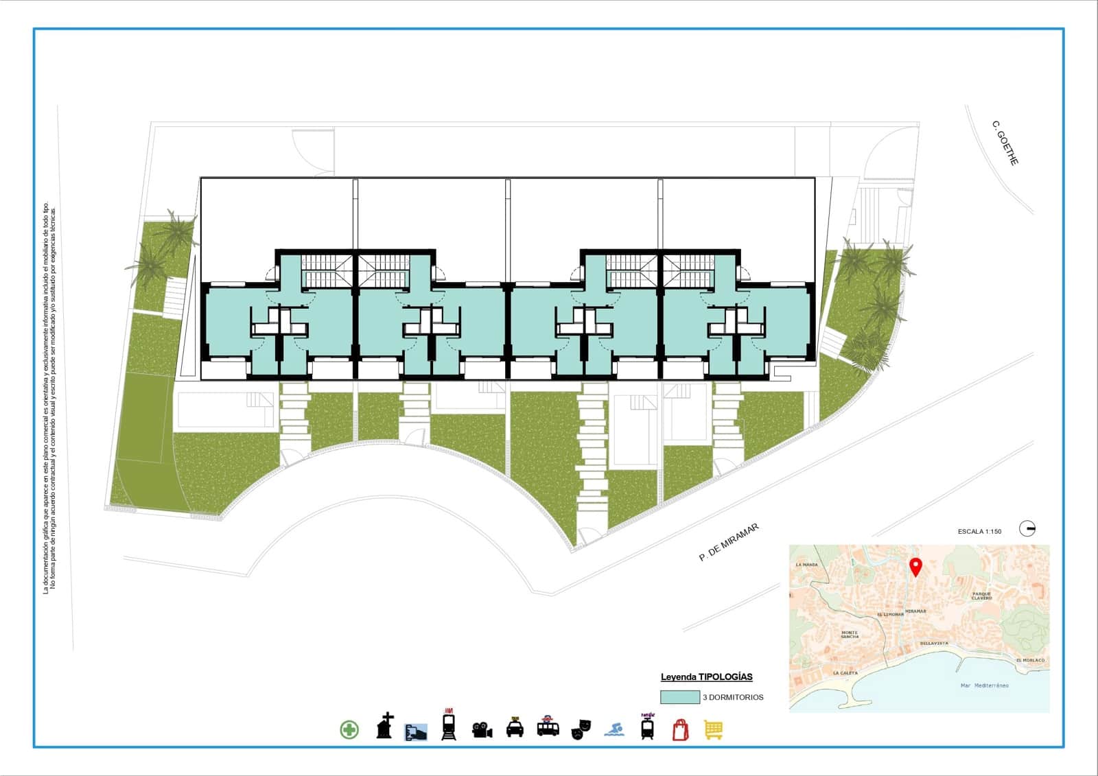 3 soveværelse Byhus til salg i Malaga by med swimmingpool - € 1.750.000 (Ref: 8161392)