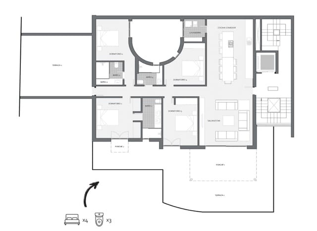 4 soverom Leilighet til salgs i Costa de la Calma, Calvià med svømmebasseng - € 2 350 000 (Ref: 8206062)