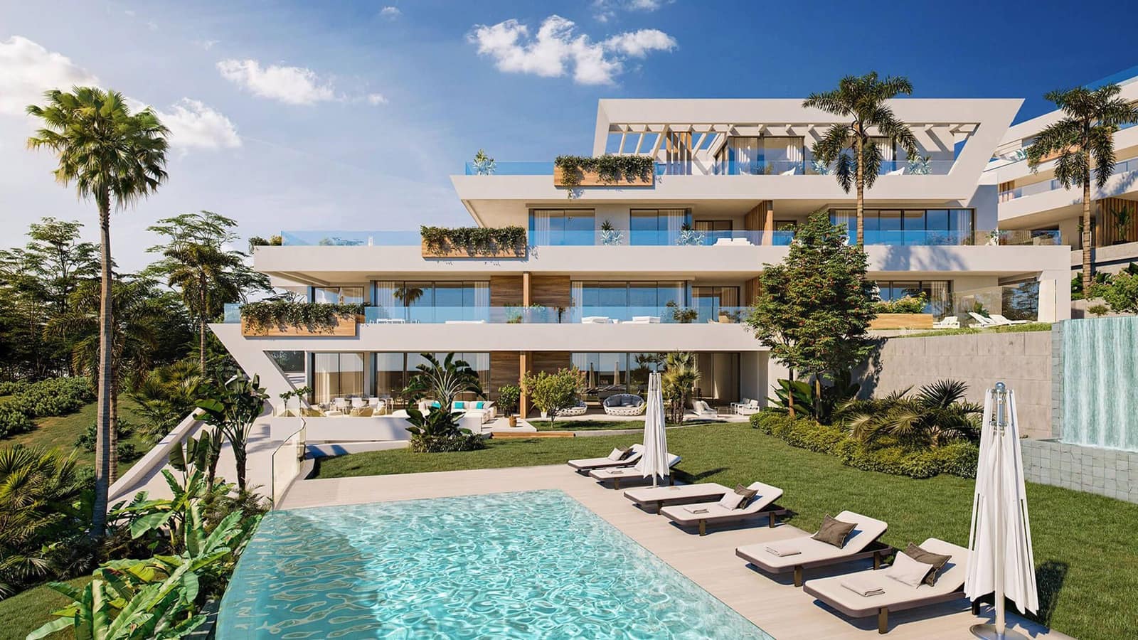 Apartamento de 3 habitaciones en Marbella en venta con piscina - 1.150.000 € (Ref: 8306848)