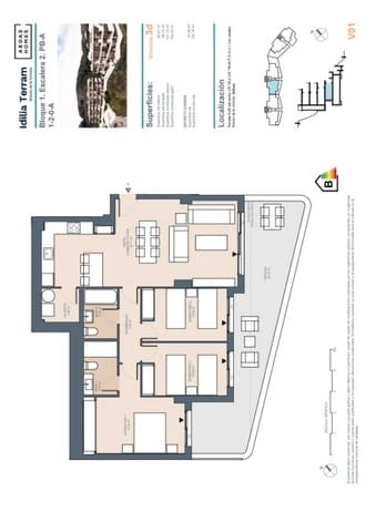 3 soverom Leilighet til salgs i Rincón de la Victoria med svømmebasseng - € 480 000 (Ref: 8396186)