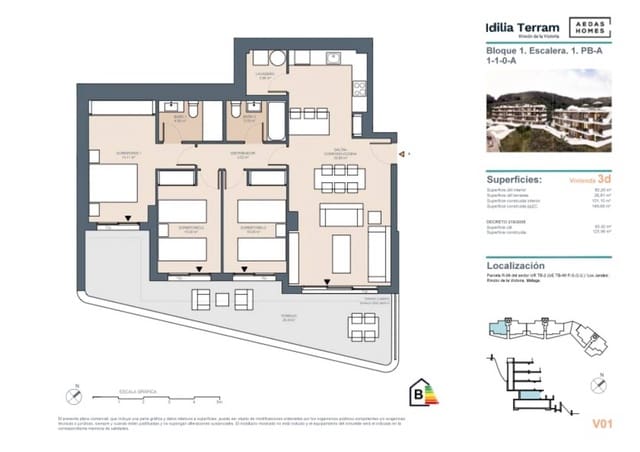 3 slaapkamer Appartement te koop in Rincón de la Victoria met zwembad - € 475.000 (Ref: 8396188)