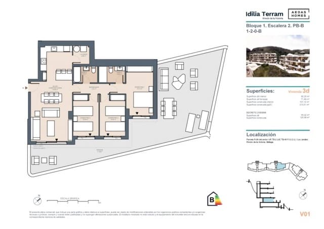 3 slaapkamer Appartement te koop in Rincón de la Victoria met zwembad - € 520.000 (Ref: 8396191)