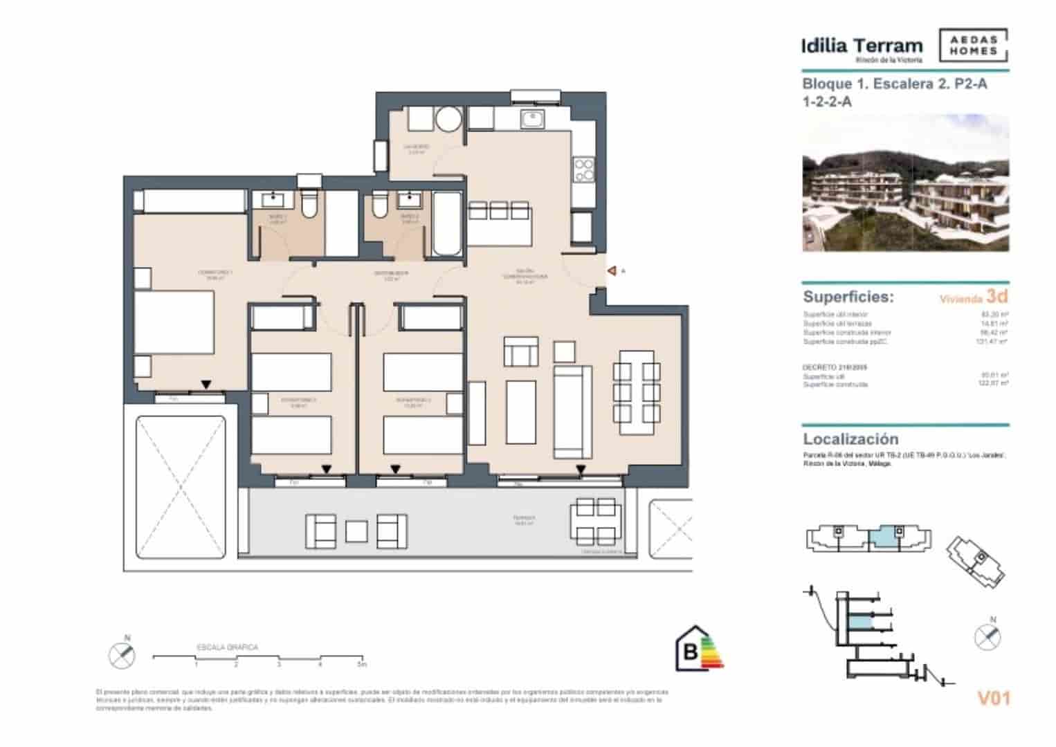 3 slaapkamer Appartement te koop in Rincon de la Victoria met zwembad - € 475.000 (Ref: 8396193)