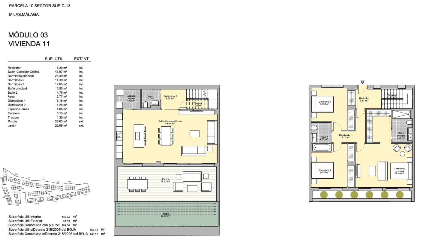 3 quarto Casa em Banda para venda em Mijas Costa com piscina - 802 000 € (Ref: 8431631)