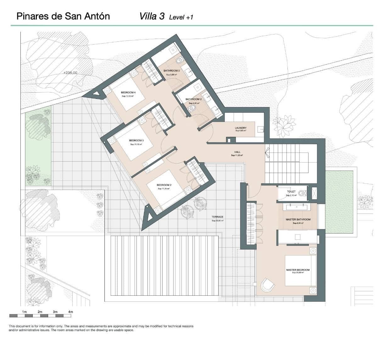 4 soveværelse Byhus til salg i Malaga by med swimmingpool - € 2.600.000 (Ref: 8441132)