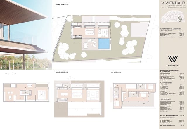 3 Zimmer Villa zu verkaufen in Paraiso - Barronal, Estepona mit Pool - 1.520.000 € (Ref: 8499227)