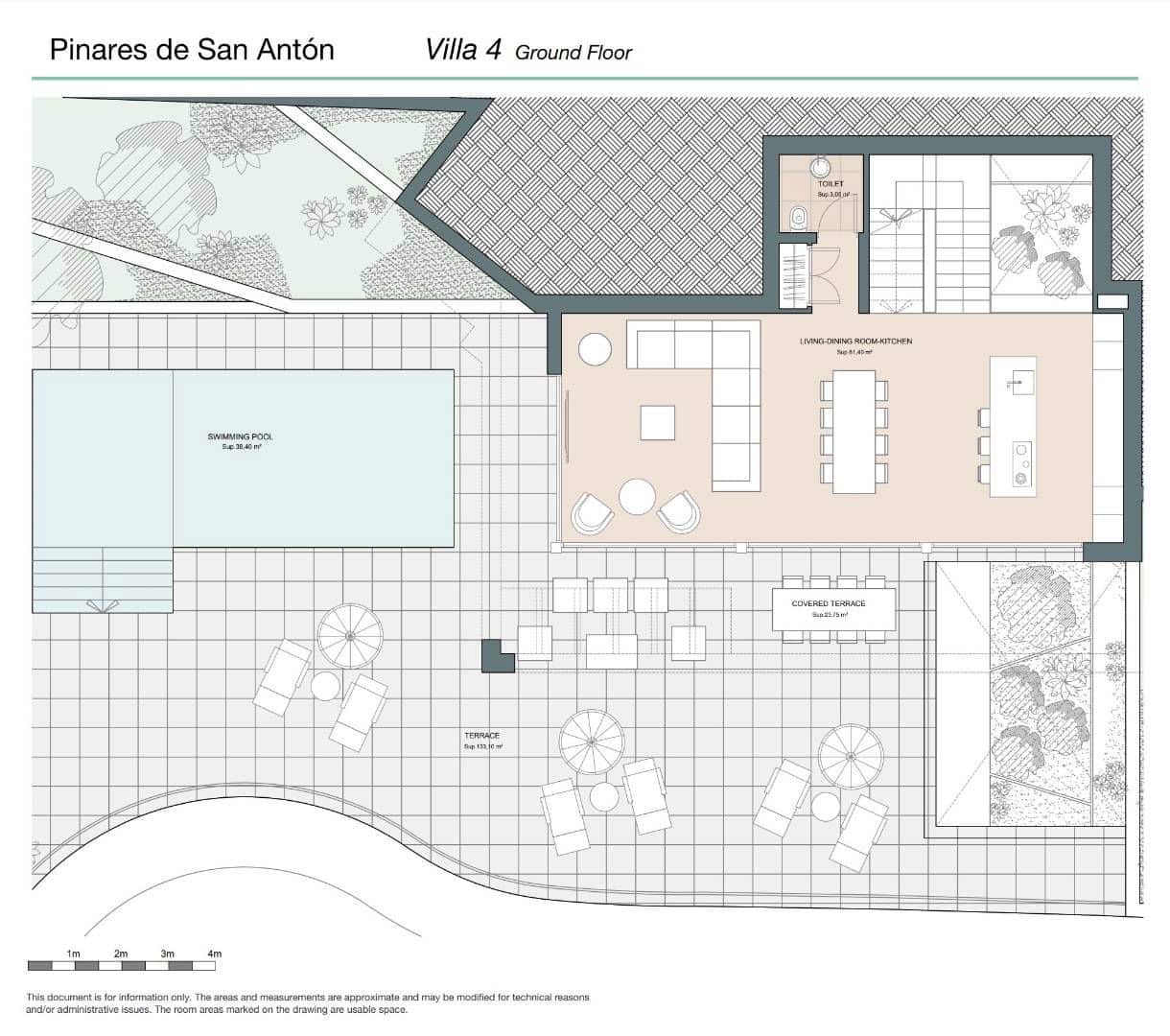 4 soveværelse Byhus til salg i Malaga by med swimmingpool - € 2.400.000 (Ref: 8577842)