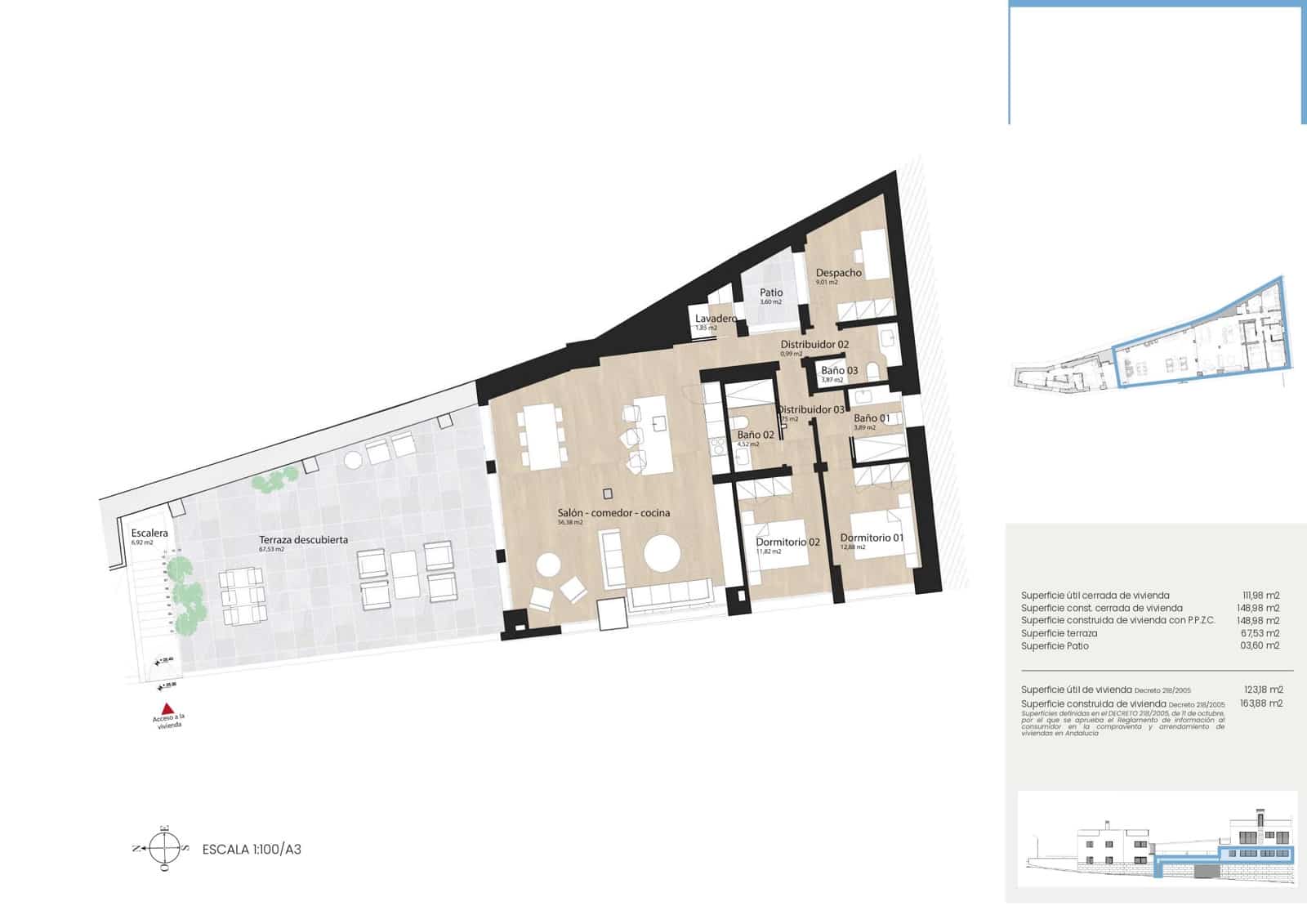 3 quarto Apartamento para venda em Malaga cidade - 1 190 000 € (Ref: 8578648)