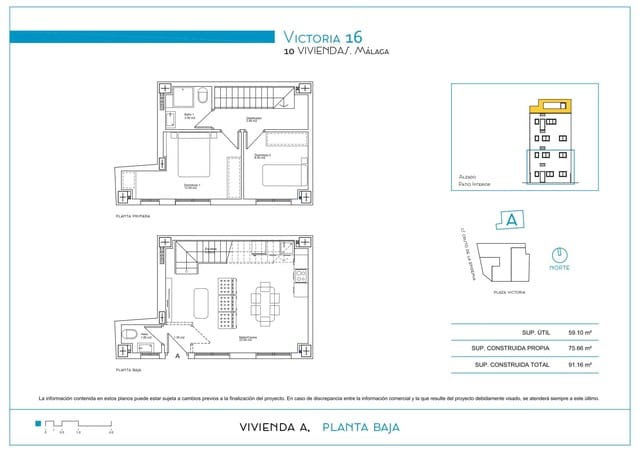2 soveværelse Lejlighed til salg i Lagunillas, Málaga by - € 375.000 (Ref: 8771140)