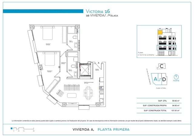 2 soveværelse Lejlighed til salg i Lagunillas, Málaga by - € 440.000 (Ref: 8771142)