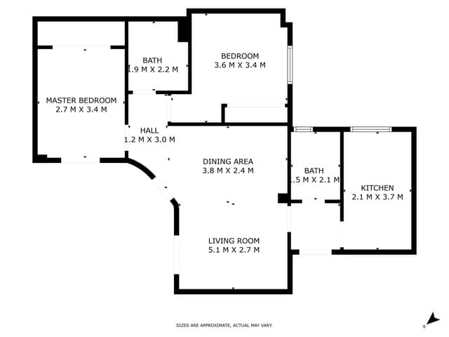 2 Zimmer Apartment zu verkaufen in La Merced, Málaga Stadt - 435.000 € (Ref: 8832111)