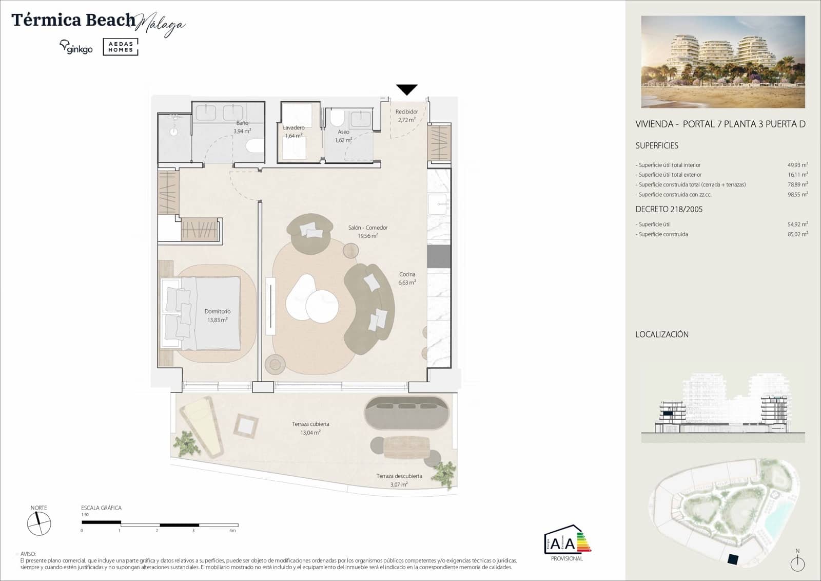 1 quarto Apartamento para venda em Malaga cidade com piscina - 710 000 € (Ref: 8911979)