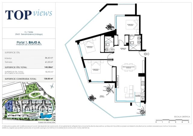 3 soverom Leilighet til salgs i Montealto - Monterrey, Benalmádena med svømmebasseng - € 457 000 (Ref: 8967493)