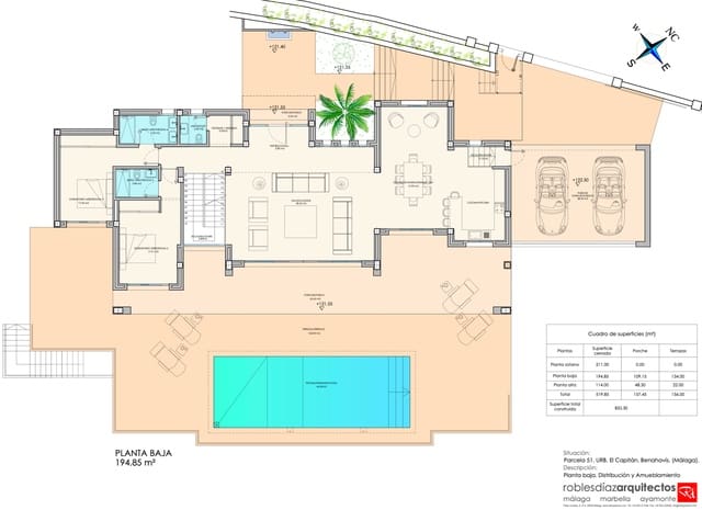 5 soveværelse Villa til salg i Los Arqueros - Puerto del Almendro, Benahavís med swimmingpool - € 5.200.000 (Ref: 9004257)