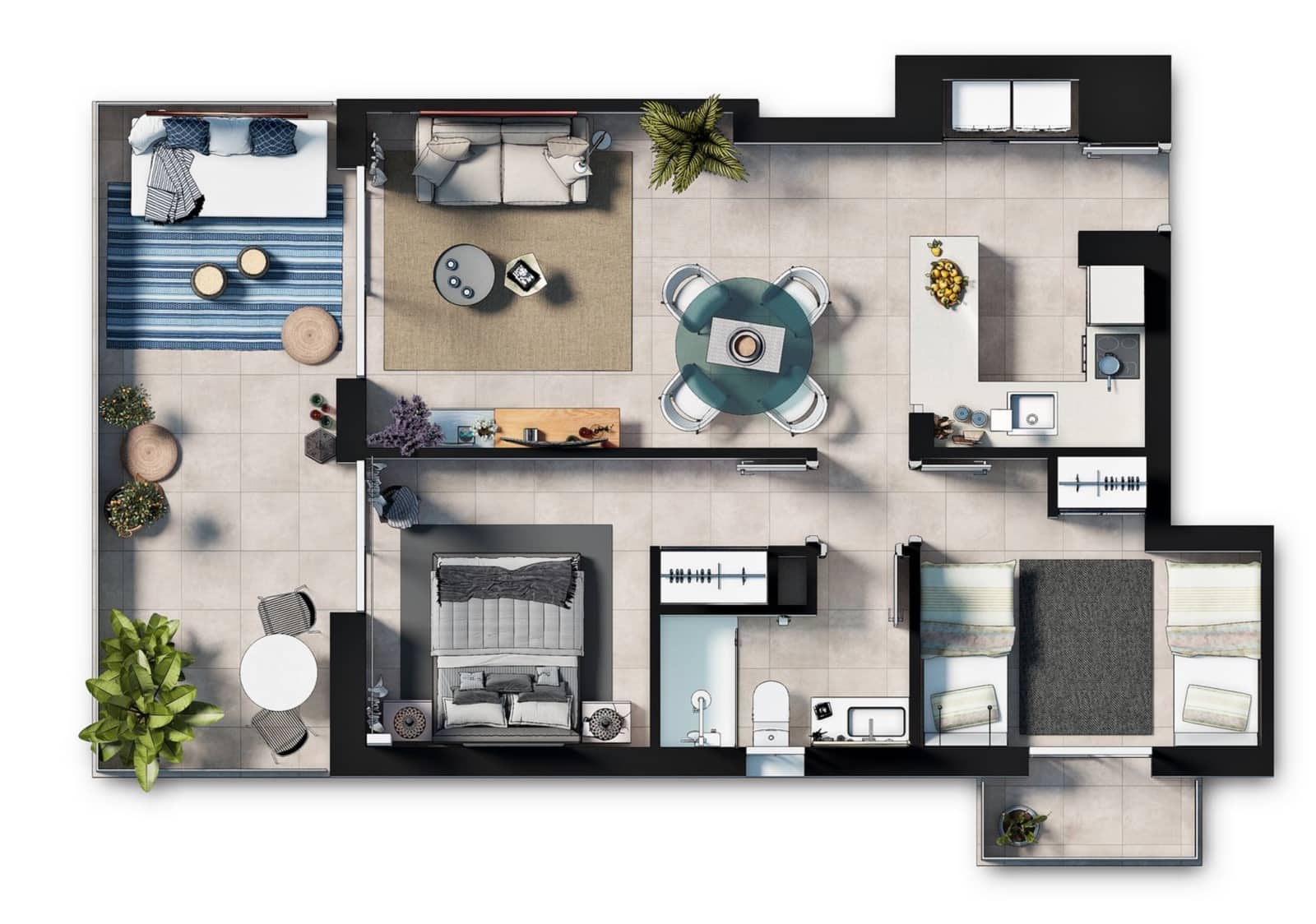 2 soveværelse Lejlighed til salg i Santanyi med swimmingpool - € 430.000 (Ref: 9108388)