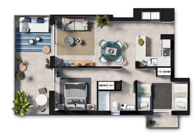 2 soveværelse Lejlighed til salg i Santanyí med swimmingpool - € 430.000 (Ref: 9108388)