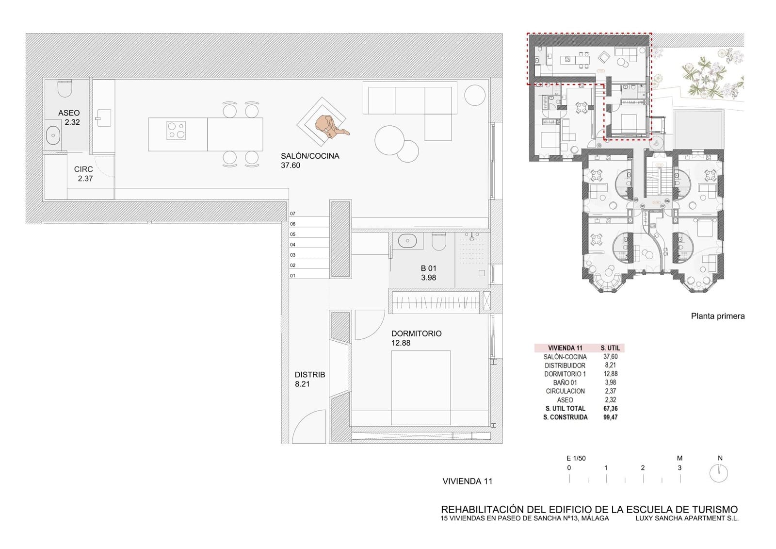 1 soverom Leilighet til salgs i Malaga by med svømmebasseng - € 1 109 800 (Ref: 9127520)