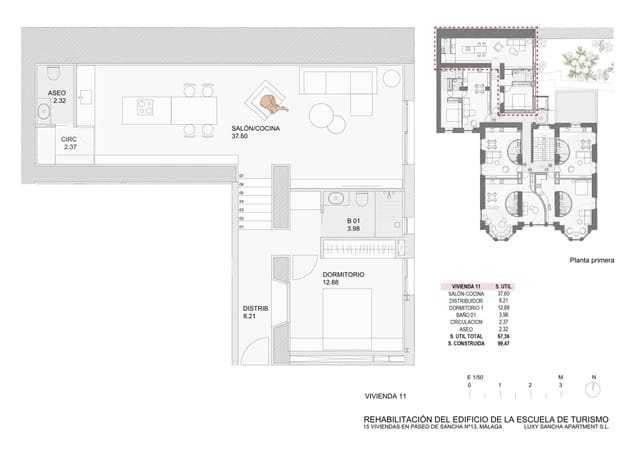 1 sypialnia Apartament na sprzedaż w Monte Sancha, Miasto Málaga z basenem - 1 109 800 € (Ref: 9127520)