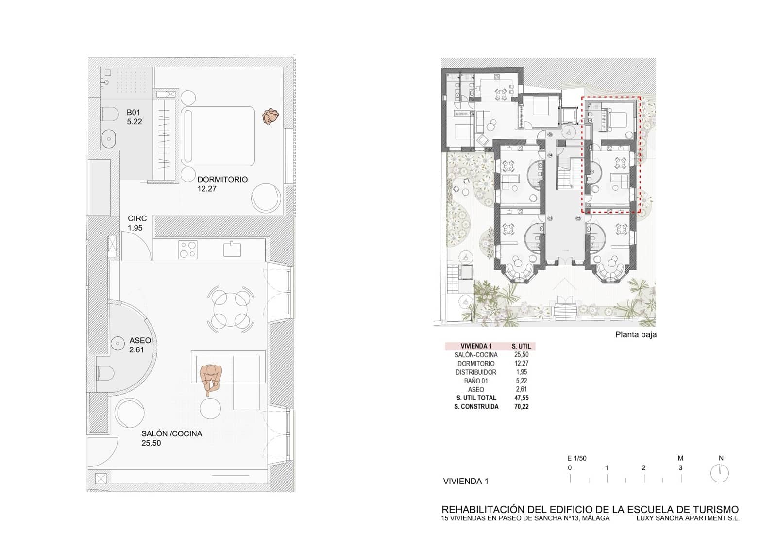 1 soverom Leilighet til salgs i Malaga by - € 783 680 (Ref: 9127521)
