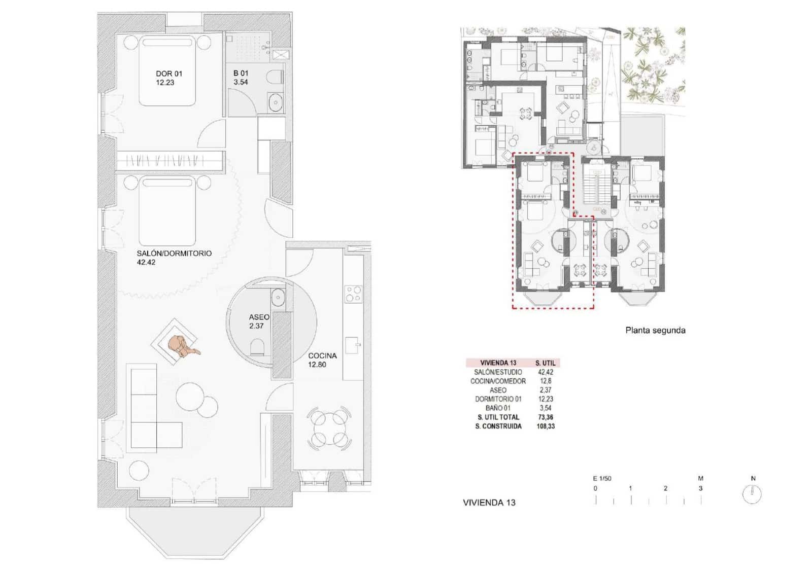 1 soverom Leilighet til salgs i Malaga by med svømmebasseng - € 1 450 800 (Ref: 9127522)