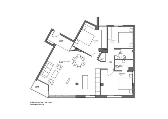 3 soveværelse Lejlighed til salg i Perchel Sur, Málaga by - € 695.000 (Ref: 9135925)