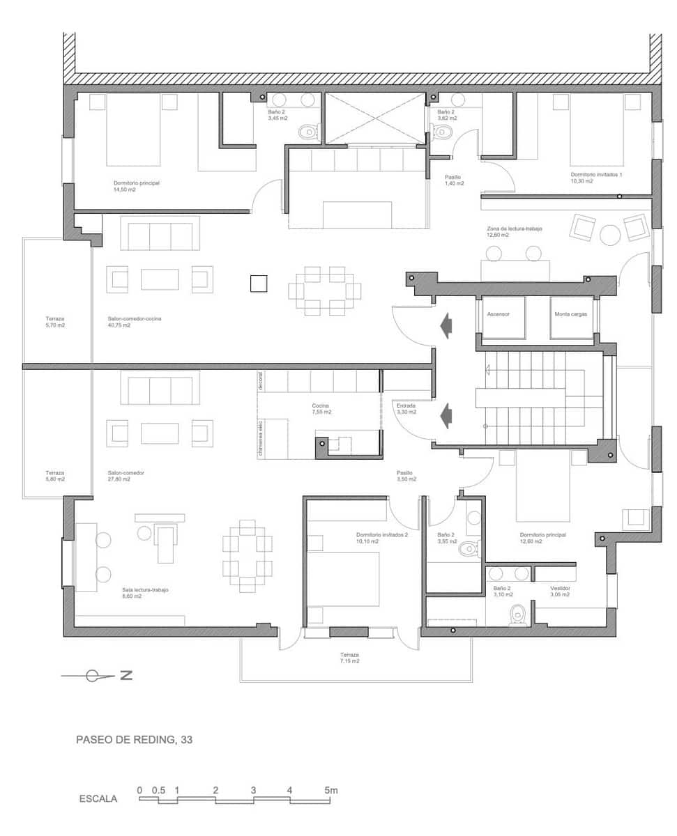 2 sypialnia Mieszkanie na sprzedaż w Miasto Malaga - 890 000 € (Ref: 9151135)