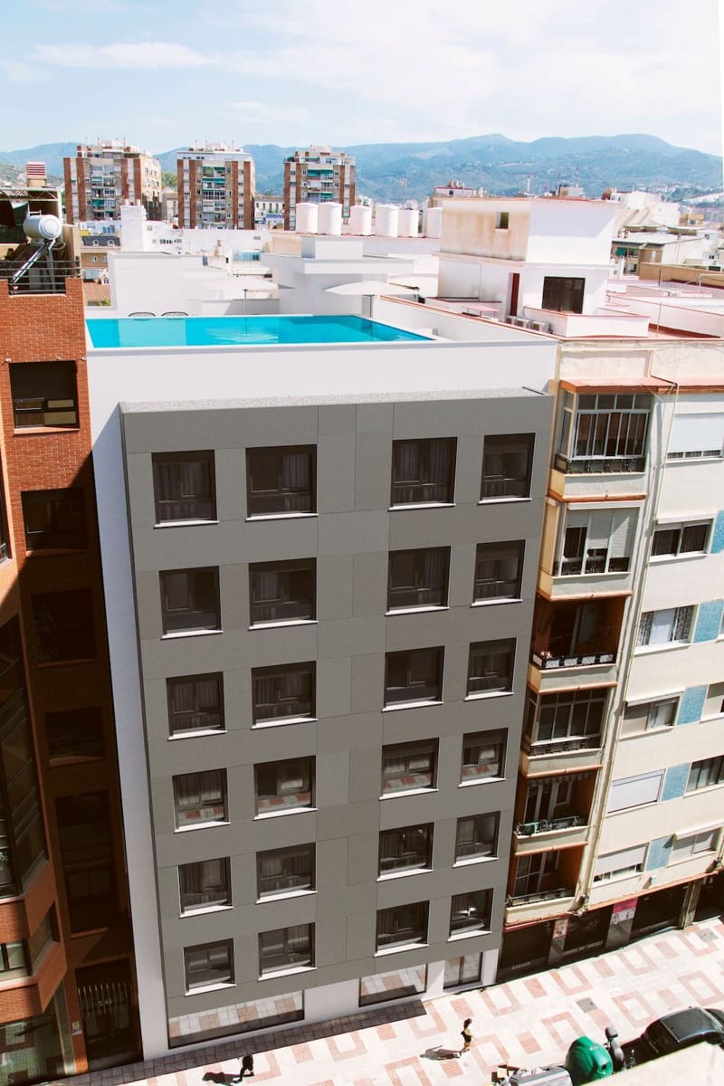 1 soveværelse Lejlighed til salg i Malaga by med swimmingpool - € 243.000 (Ref: 9170328)