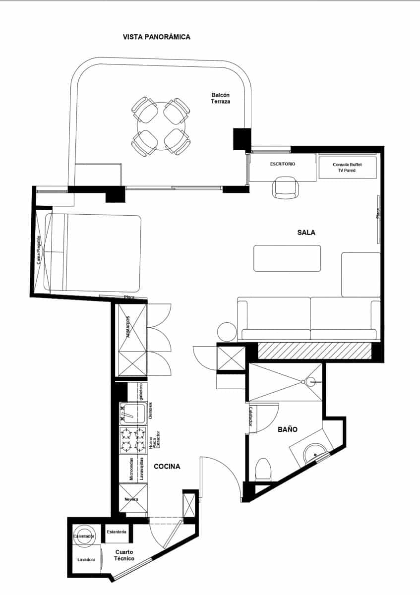 1 quarto Apartamento para venda em Palma de Mallorca com piscina - 369 000 € (Ref: 9191764)
