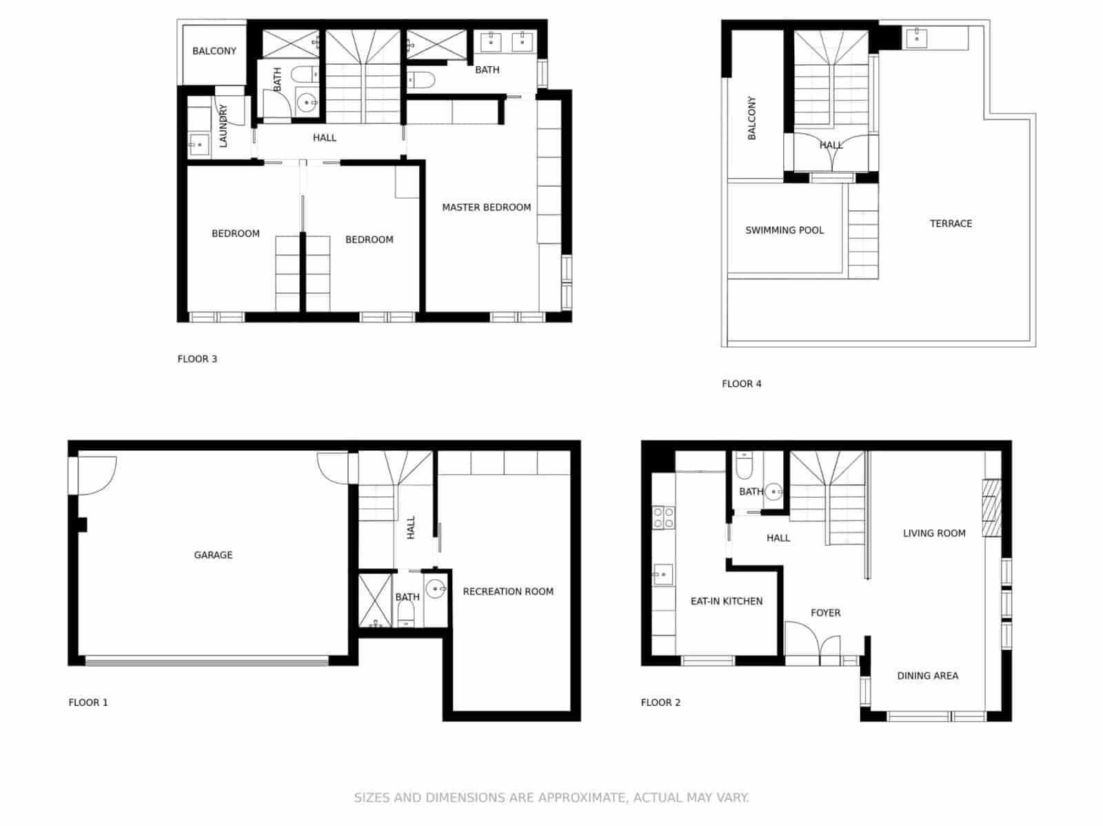 4 soveværelse Byhus til salg i Malaga by - € 1.100.000 (Ref: 9209292)