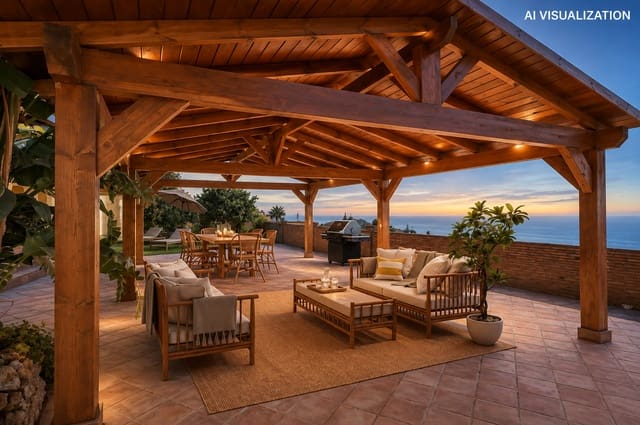 5 soverom Villa til salgs i La Capellanía - El Higuerón, Benalmádena med svømmebasseng garasje - € 1 795 000 (Ref: 9235826)