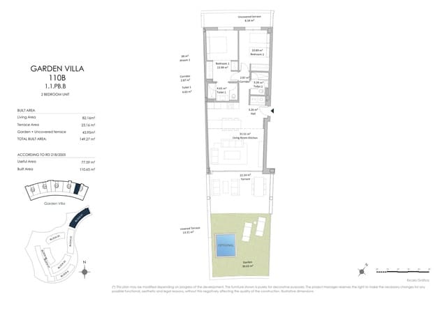 2 makuuhuone Huoneisto myytävänä paikassa Torreblanca, Fuengirola mukana uima-altaan - 615 000 € (Ref: 9251488)