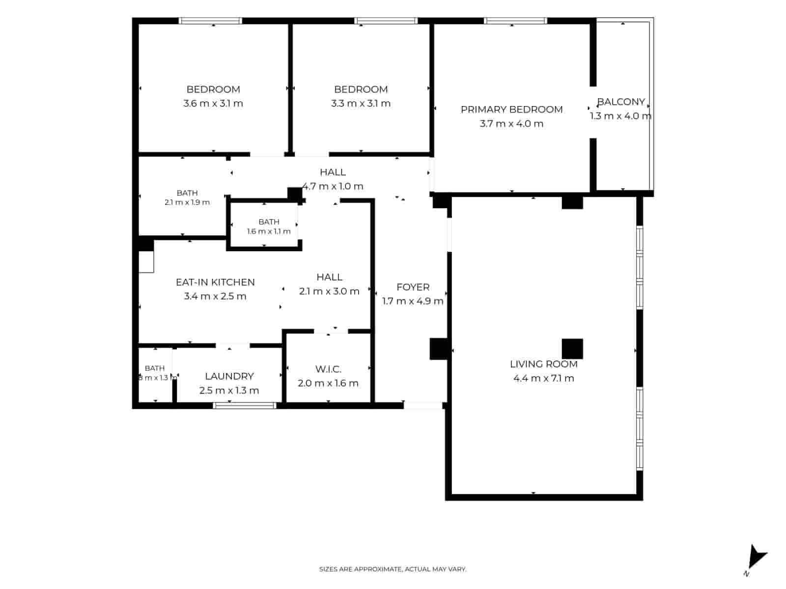 3 makuuhuone Huoneisto myytävänä paikassa Malaga kaupunki - 745 000 € (Ref: 9352902)