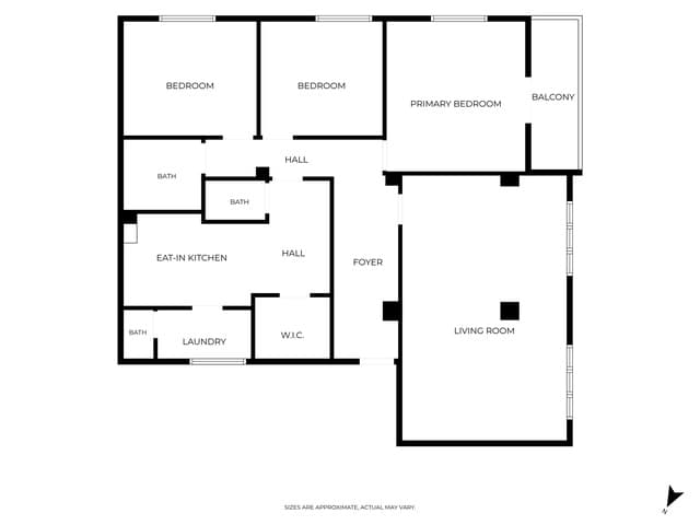 3 makuuhuone Huoneisto myytävänä paikassa La Goleta, Málaga kaupunki - 745 000 € (Ref: 9352902)