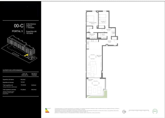 2 sovrum Lägenhet till salu i Torremolinos med pool - 450 000 € (Ref: 9376392)