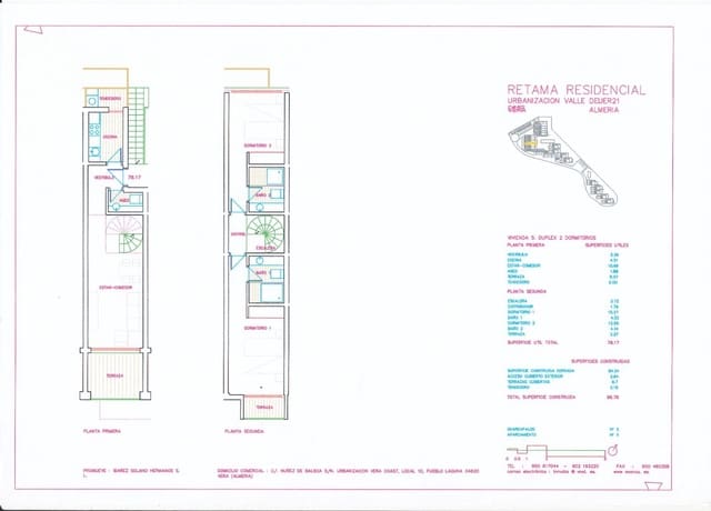 2 soveværelse Lejlighed til salg i Almería by med swimmingpool - € 175.000 (Ref: 9409385)