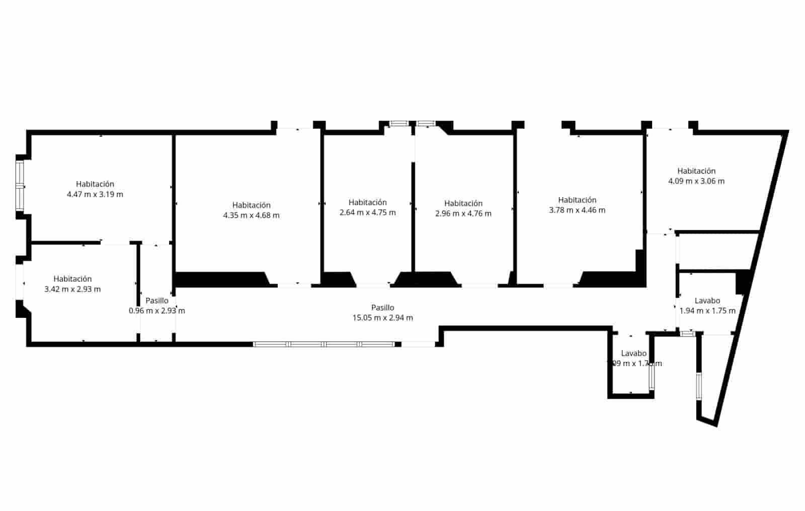 6 chambre Appartement à vendre à Malaga ville - 1 600 000 € (Ref: 9432537)