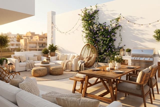 Ático de 3 habitaciones en Las Brisas, Marbella en venta con piscina - 650.000 € (Ref: 9449766)
