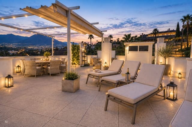 3 soveværelse Penthouse til salg i Solymar, Benalmádena med swimmingpool - € 695.000 (Ref: 9500755)
