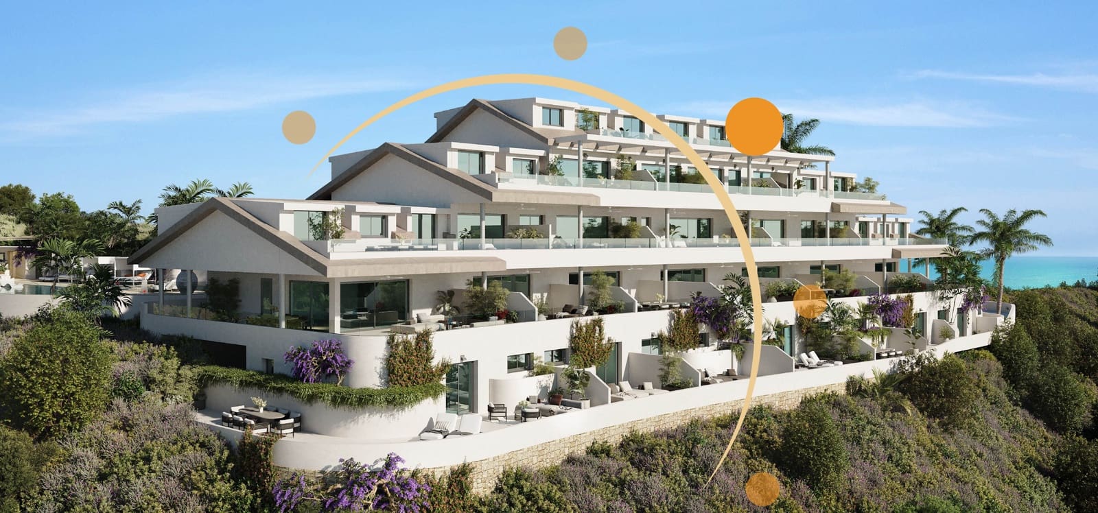 3 makuuhuone Kattohuoneisto myytävänä paikassa Benalmadena mukana uima-altaan - 1 040 000 € (Ref: 9525269)