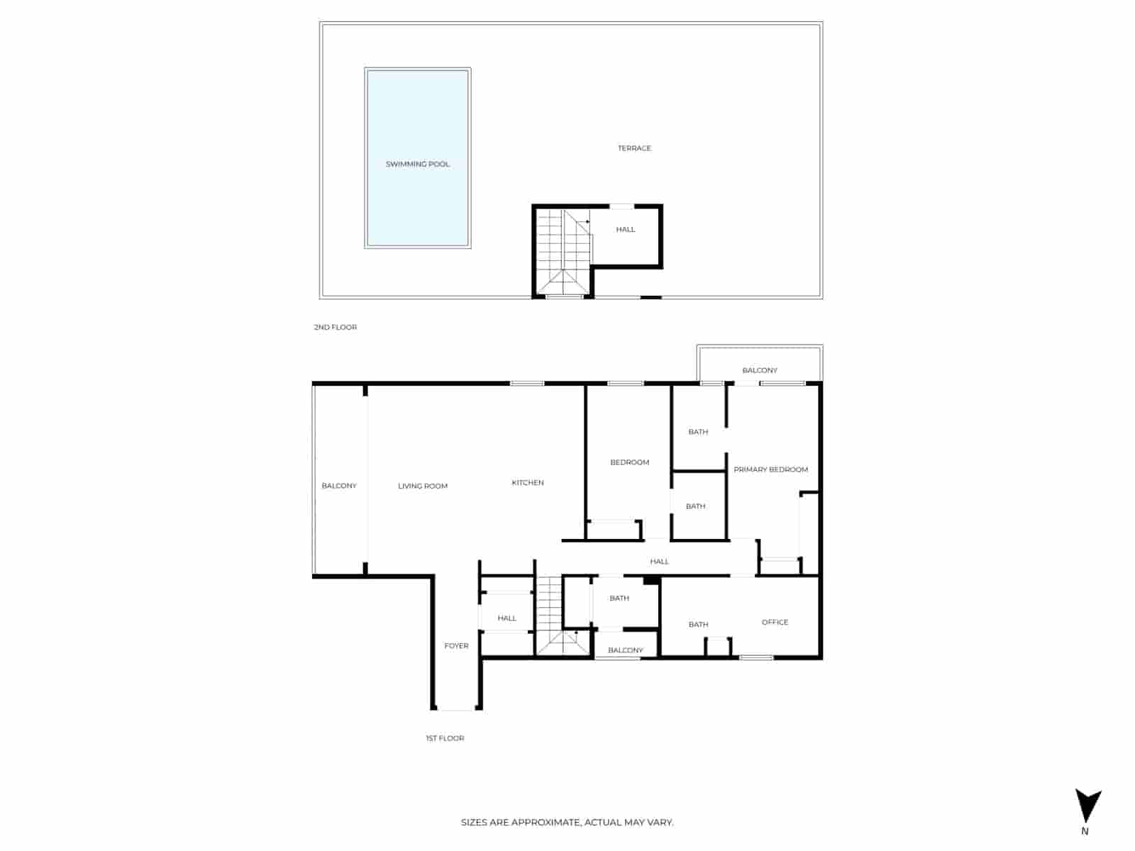 3 soverom Penthouse til salgs i Palma de Mallorca med svømmebasseng - € 2 350 000 (Ref: 9532838)