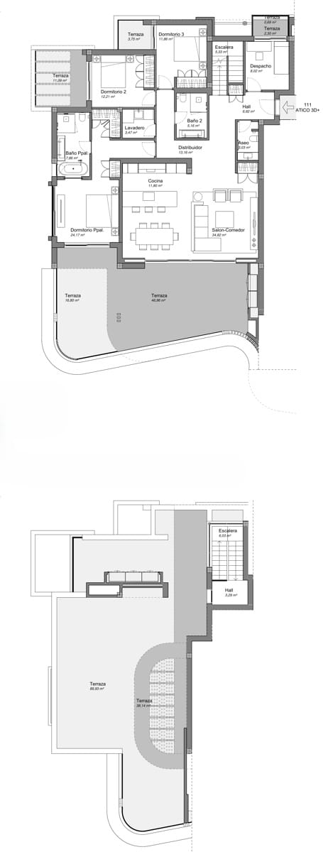 3 makuuhuone Huoneisto myytävänä paikassa Benahavis mukana uima-altaan - 2 245 000 € (Ref: 9543036)