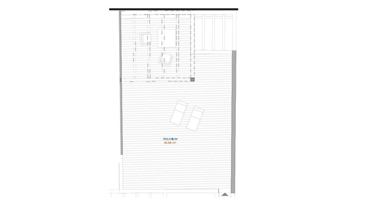 2 bedroom Penthouse for sale in Malaga city with pool - € 775,000 (Ref: 9554252)