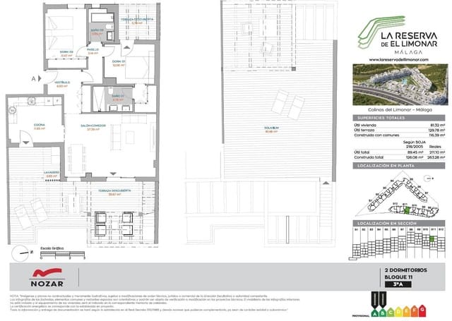2 bedroom Penthouse for sale in Colinas del Limonar, Málaga city with pool - € 775,000 (Ref: 9554252)
