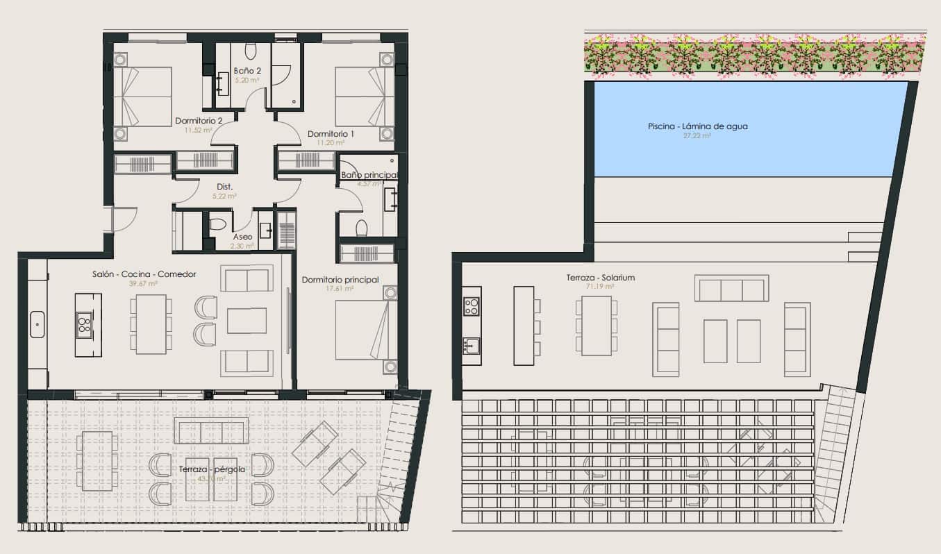 3 makuuhuone Huoneisto myytävänä paikassa Benahavis mukana uima-altaan - 1 250 000 € (Ref: 9592078)