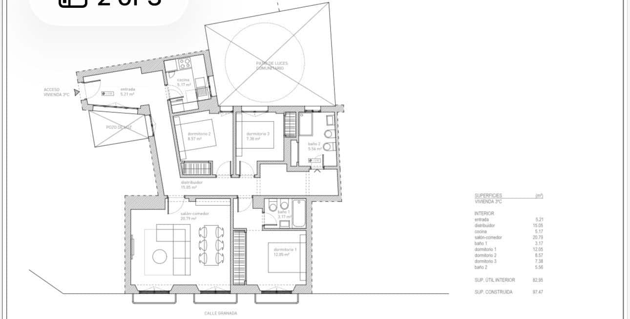 Apartamento de 3 habitaciones en Málaga ciudad en venta - 825.000 € (Ref: 9606987)