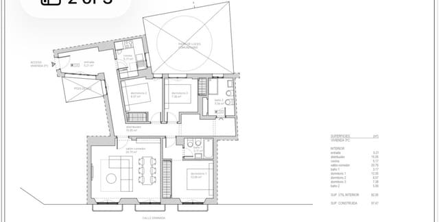 Apartamento de 3 habitaciones en Centro Historico, Málaga ciudad en venta - 825.000 € (Ref: 9606987)