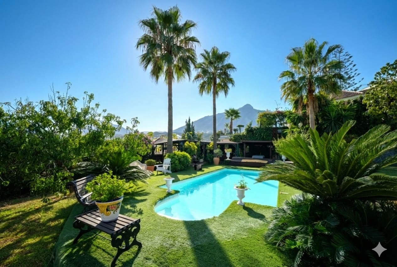 Chalet de 7 habitaciones en Marbella en venta con piscina - 2.650.000 € (Ref: 9636210)