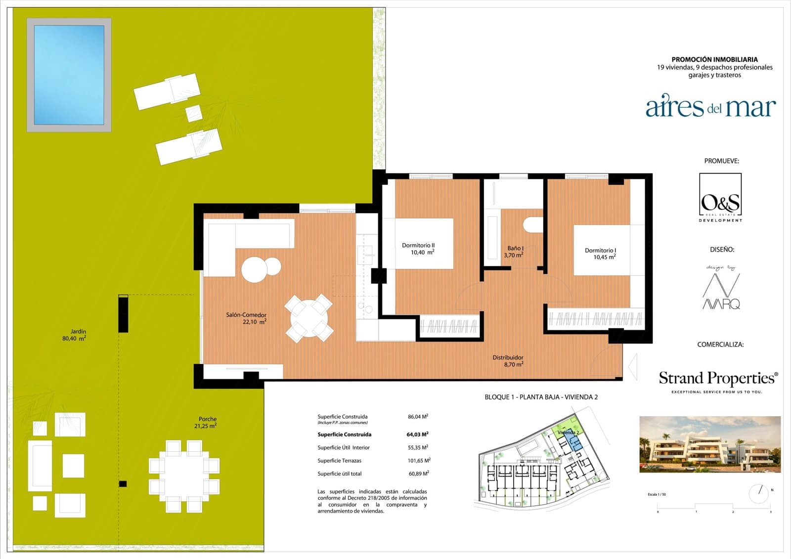 2 slaapkamer Appartement te koop in Estepona met zwembad - € 387.745 (Ref: 9645787)