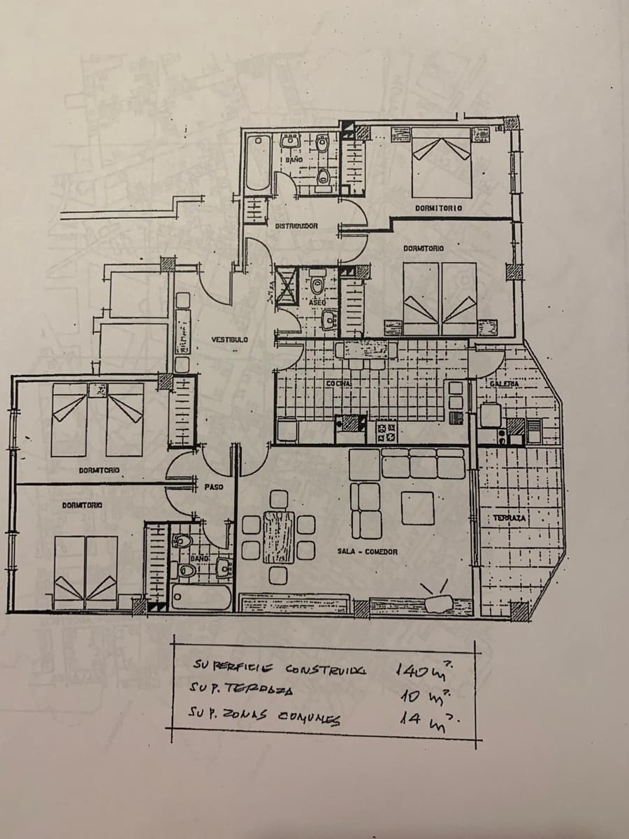 4 camera da letto Appartamento in vendita in Palma de Mallorca - 490.000 € (Rif: 9660609)